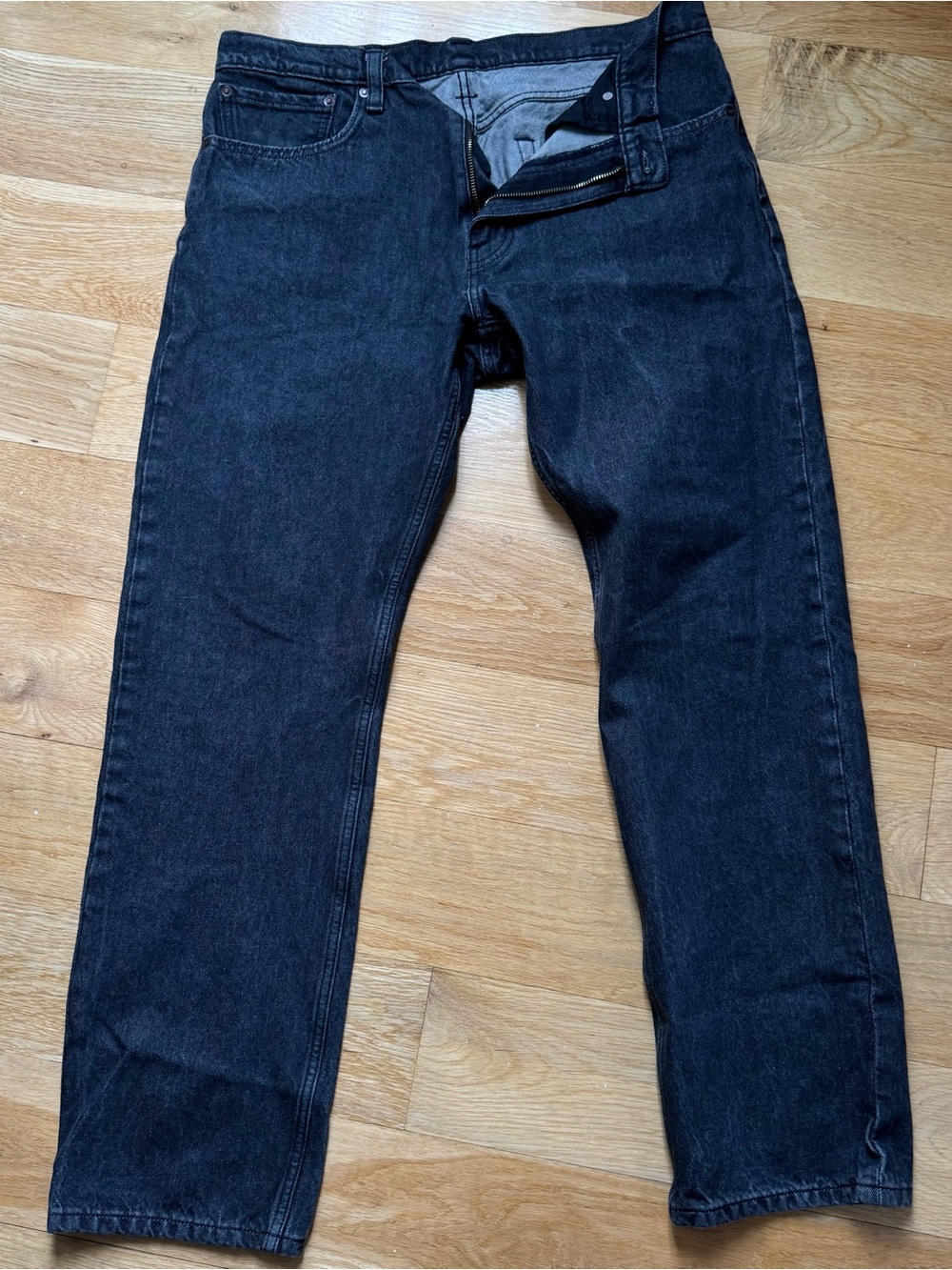 Men's Levi’s Black Straight-Leg Jeans